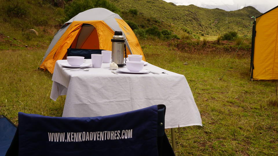 Superior Camping Equipment of  Kenko Adventures for Inca Trail and Treks